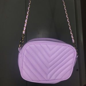 Purple crossbody bag